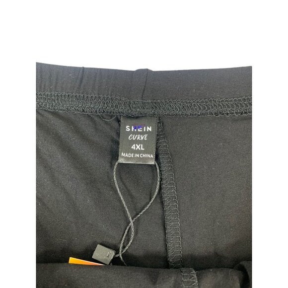 Shein Curve Women's Black Comfy Shorts - Picture 3 of 5